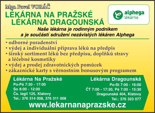 L�K�RNA NA PRA�SK� - Mgr. Pavel VOR��