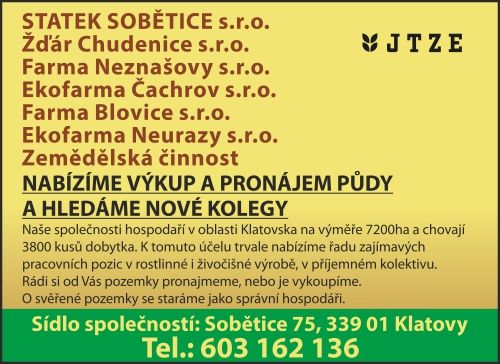 STATEK SOBTICE s.r.o.