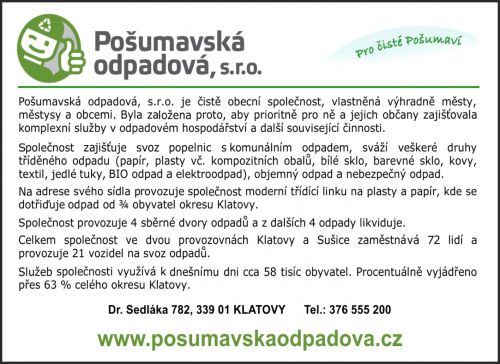POUMAVSK ODPADOV, s.r.o.