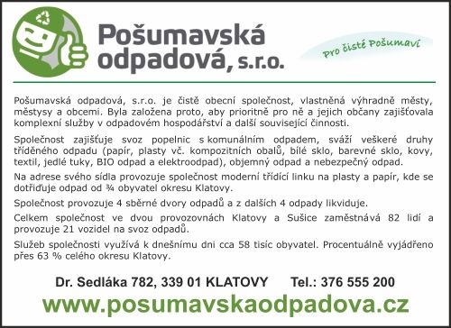 POUMAVSK ODPADOV, s.r.o.